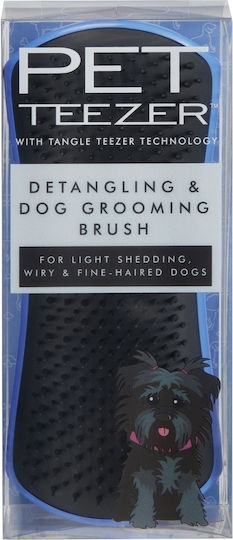 Tangle Teezer Pet Teezer Detangling Βούρτσα Large / Medium για Διάφορα Μήκη Τρίχας για Περιποίηση Τριχώματος Blue/Grey