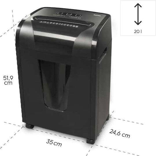 HAMA Distrugător de Documente "premium Micro Cut 10 Foi cu Coș 20lt