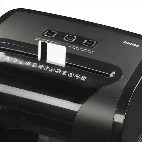 HAMA Distrugător de Documente "premium Micro Cut 10 Foi cu Coș 20lt