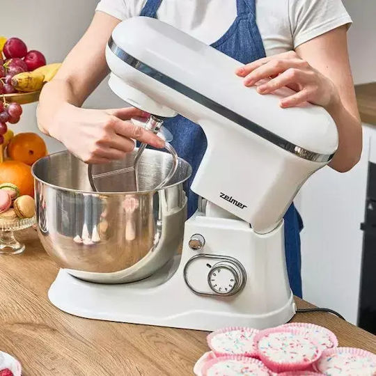 Zelmer Stand Mixer 1200W with Stainless Mixing Bowl 5lt