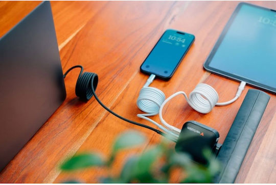 Verbatim Braided USB 2.0 Cable USB-C male - USB-C 100W PD Μαύρο 1.2m 31863