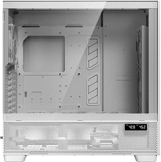 Antec Flux Pro Gaming Full Tower Computer Case with Side Window White