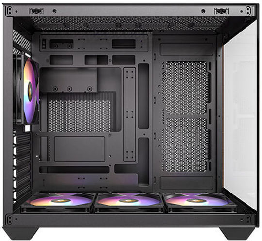 Antec CX800 RGB Gaming Midi Tower Κουτί Υπολογιστή με Πλαϊνό Παράθυρο Wood