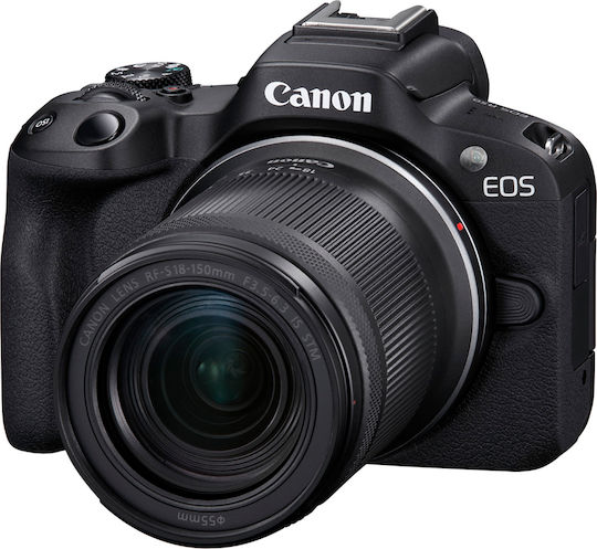 Canon EOS R50 Mirrorless Φωτογραφική Μηχανή Kit (EF-M 18-150mm F3.5-6.3 IS STM) Μαύρη
