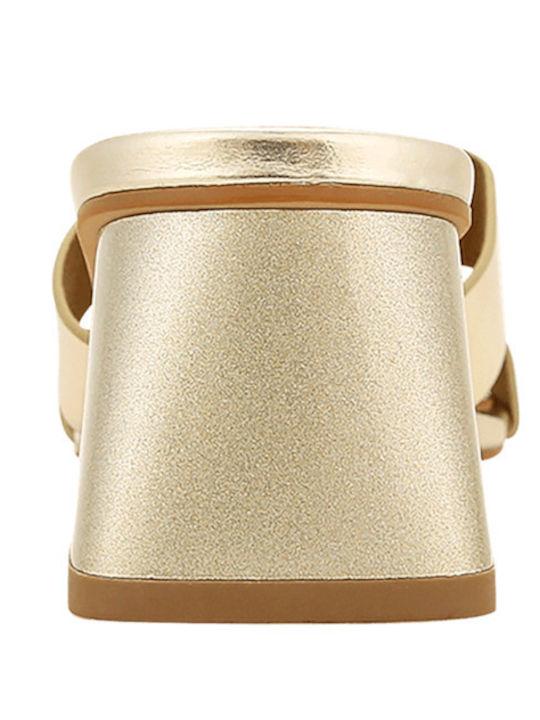 Leather Sandals Gold