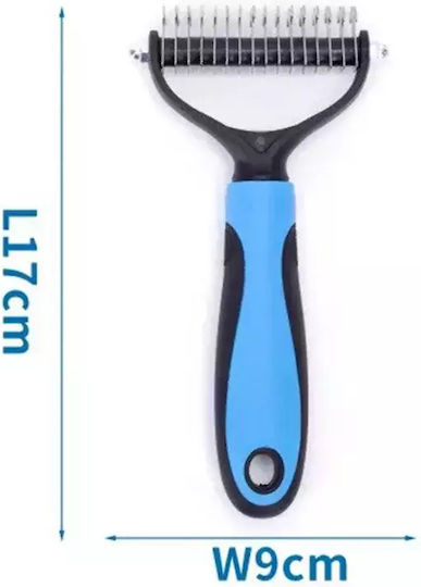 Nobleza Comb for Misc Hair Lengths for Hair Removal Blue