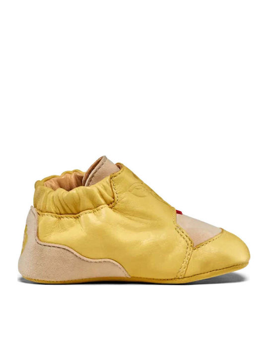 Affenzahn Soft-Sole Baby Sneakers Yellow