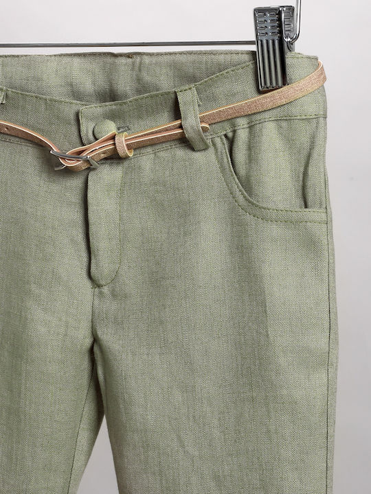 Baptism Outfit for Boy New Life 2807-2 Khaki Linen