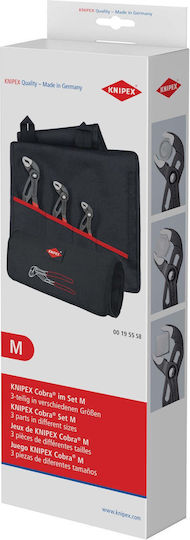 Knipex Cobra 3τμχ Adjustable Wrench Set 250mm