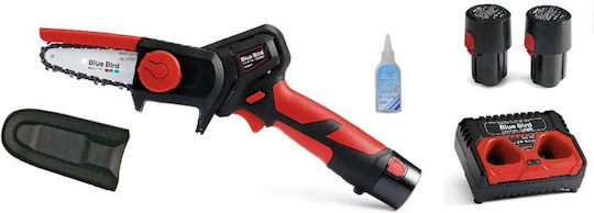 Blue Bird CS 22-04 Pruning Battery Chainsaw 2x2.5Ah Brushless 12.6V 1kg with Blade Carving Blade 10cm