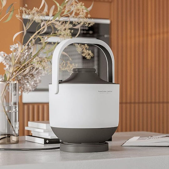 DesignNest Πολυμάγειρας 400W με Χωρητικότητα 2lt Λευκός