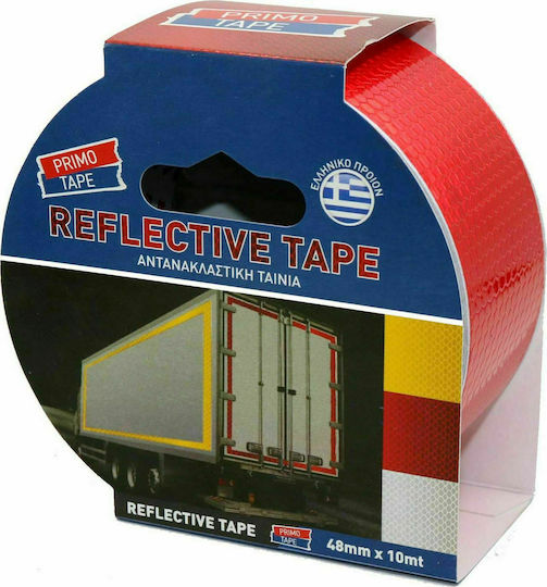 Selloplast Bandă reflectorizantă autoadezivă în Roșu Culori 10m x 5cm