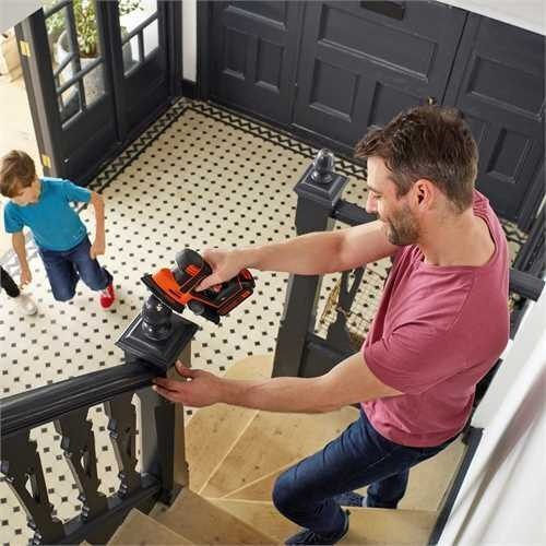 Black & Decker BDCDS18N Τριβείο Δέλτα 18V Solo με Σύστημα Αναρρόφησης