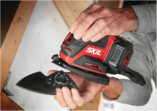Skil SR1E3720CD Πολυτριβείο 20V Solo με Σύστημα Αναρρόφησης