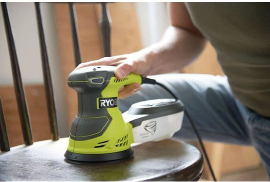 Ryobi ROS-300A Έκκεντρο Τριβείο 125mm Ρεύματος 300W με Ρύθμιση Ταχύτητας και με Σύστημα Αναρρόφησης