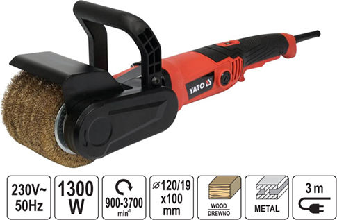 Yato Electric burnishing Polisher 1300W with Speed Control and with Suction System YT-81953