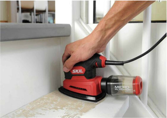 Skil 7260DA Τριβείο Δέλτα 100W με Σύστημα Αναρρόφησης