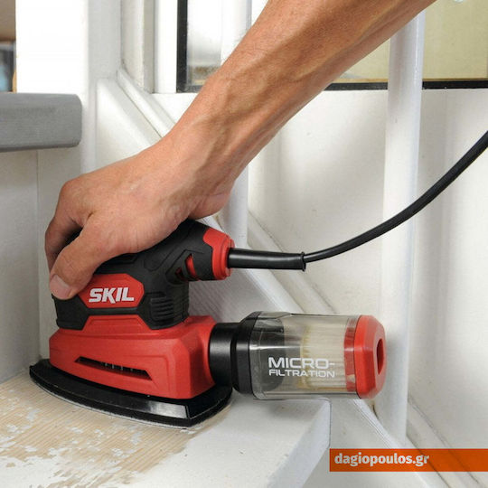 Skil 7260DA Τριβείο Δέλτα 100W με Σύστημα Αναρρόφησης