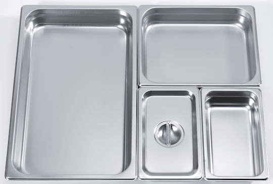 GTSA Stainless Steel Gastronorm GN1/4 H100mm