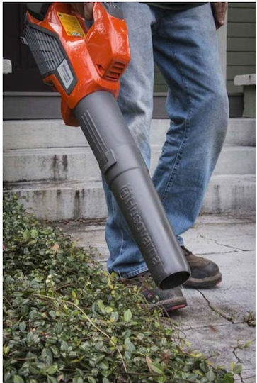 Husqvarna Laubbläser Handheld 36V mit 1 Akku 4Ah & Lautstärkeregelung mit Maximaler Luftgeschwindigkeit 165.6km/h