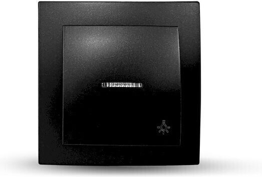 Geyer Wall Push Staircase Button Black 24381006
