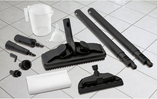 Clatronic Steam Cleaner 4bar with Wheels and Stick Handle