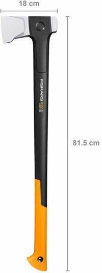 Fiskars X32 Axe Splitting Length 81.5cm and Weight 2440gr with Fiberglass Handle