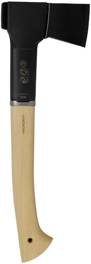 Fiskars N10 Axe Shredding Length 47.6cm and Weight 1000gr with Wooden Handle
