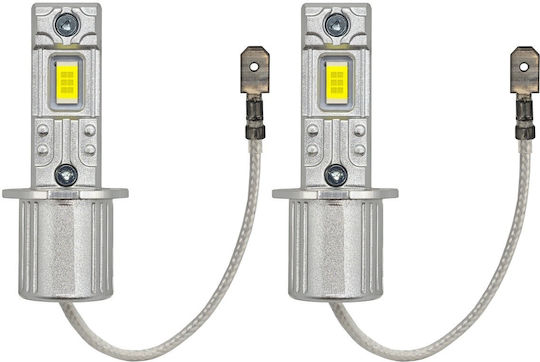 Lampen Auto H3 / DRL Canbus LED 5500K Kaltes Weiß 12-24V / 12V 2Stück