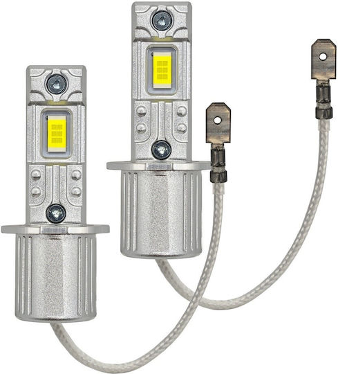 Lampen Auto H3 / DRL Canbus LED 5500K Kaltes Weiß 12-24V / 12V 2Stück