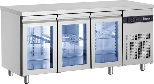 Inomak Frigider Inoxidabil de Banc cu Sertar și Unitate de Răcire L179.2xl60xH87.3cm
