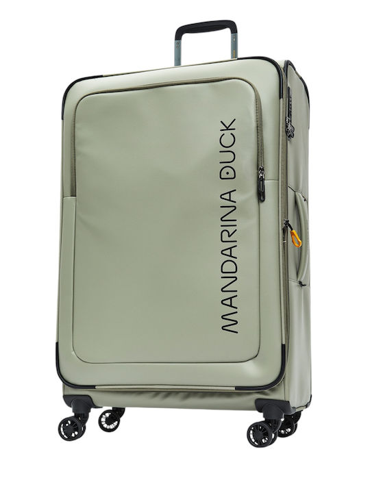 Mandarina Duck Eco Coated Große Grau-Grün Koffer Mandarina Duck Eco Coated Große Grau-Grün Koffer
