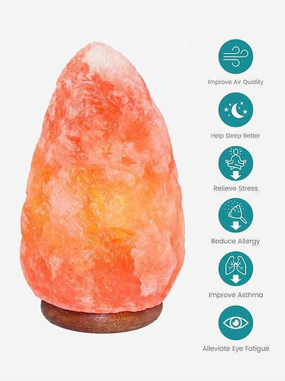 Lampă din sare de Himalaya formă de rocă 5kg