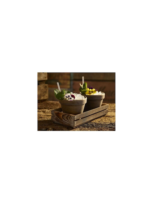 GenWare Γλάστρα Πλαστική Terracotta 11.2x11.2x9.7εκ.