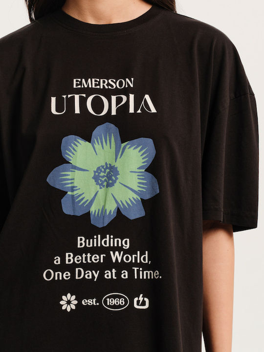Utopia Women's Oversized T-shirt Black