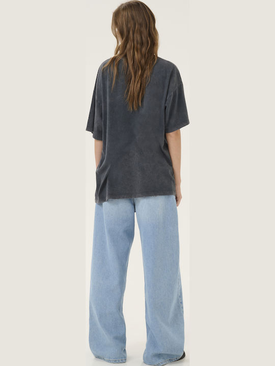 Γυναικείο Oversized T-shirt Dark Grey
