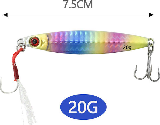 Tpster Nălucă Artificială Speed Slider 7.5buc/20gr