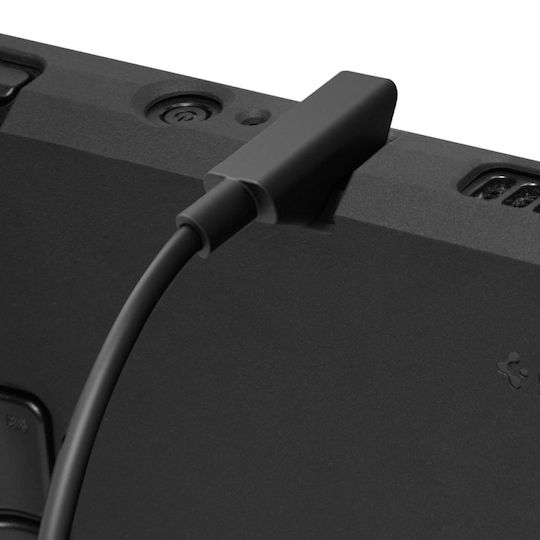 Spigen Rugged Armor Plastic Protective Case for Console Steam Deck Matte Black