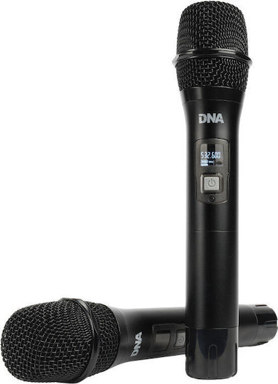 DNA Stage Vocal Комплект Безжично Микрофон с Bluetooth Ръчно изработено за Вокали в Черен Цвят