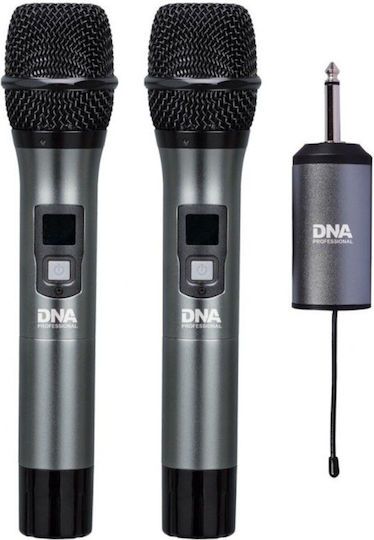 DNA MISDNRMIK0003 Σετ Ασύρματο Μικρόφωνο Χειρός για Φωνητικά