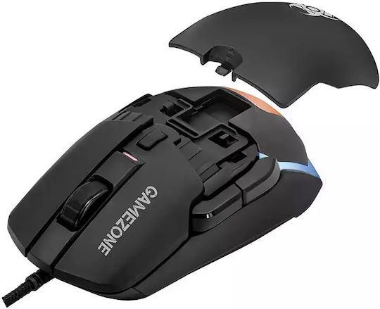Tracer GameZone Master RGB Gaming Mouse 12000 DPI Black