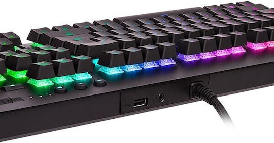 Thermaltake Level 20 GT RGB Gaming Mechanische Tastatur mit Razer Grün Schaltern und RGB-Beleuchtung (Englisch US)