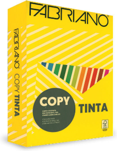 Fabriano Copy Tinta Hârtie de Imprimare A4 80gr/m² 1x500 foi Galben
