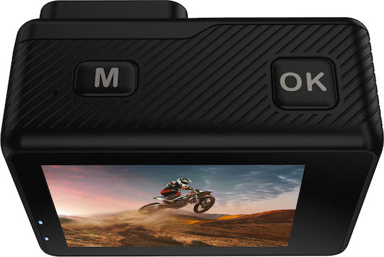 Sencor 3CAM 4K10WRD 128GB Action Camera 4K Ultra HD Υποβρύχια (με Θήκη) με Οθόνη 2" και Wi-Fi Μαύρη
