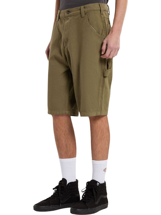 Garyville Men's Shorts Jeans Military Green