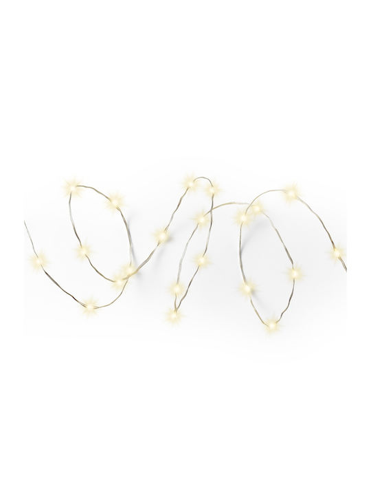 Lights LED 9.9m. White Solar in String 1pcs