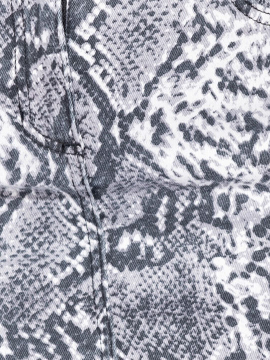 Τζιν Mini Φούστα Snake Print