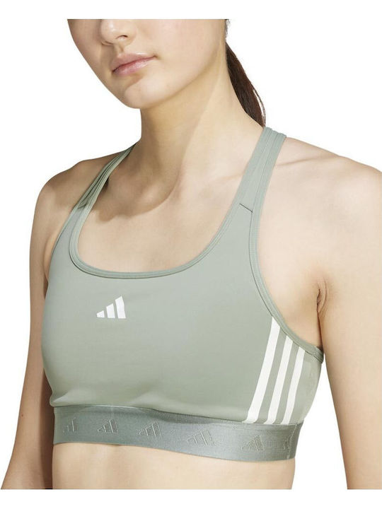 Powerreact Women's Bra without Padding Khaki