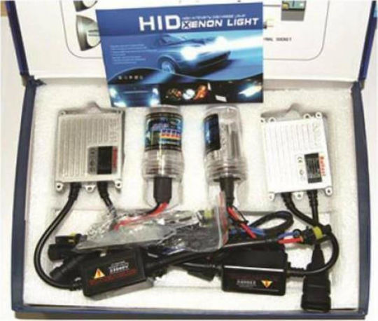 Autoline Xenon Σετ Φωτισμού Αυτοκινήτου Hid Super Slim Ballast H3 12V 6000K Ψυχρό Λευκό
