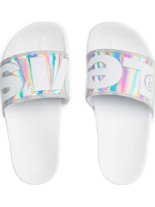 Slides σε Ασημί Χρώμα